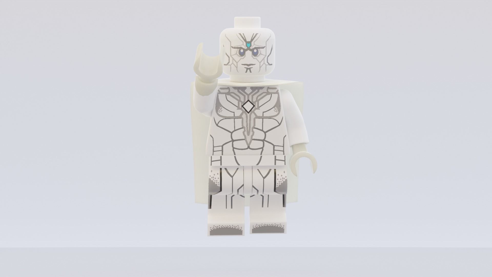 Lego WandaVision mini pack 3D model_13