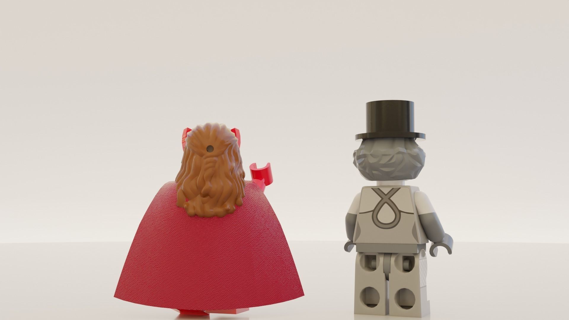 Lego WandaVision mini pack 3D model_4