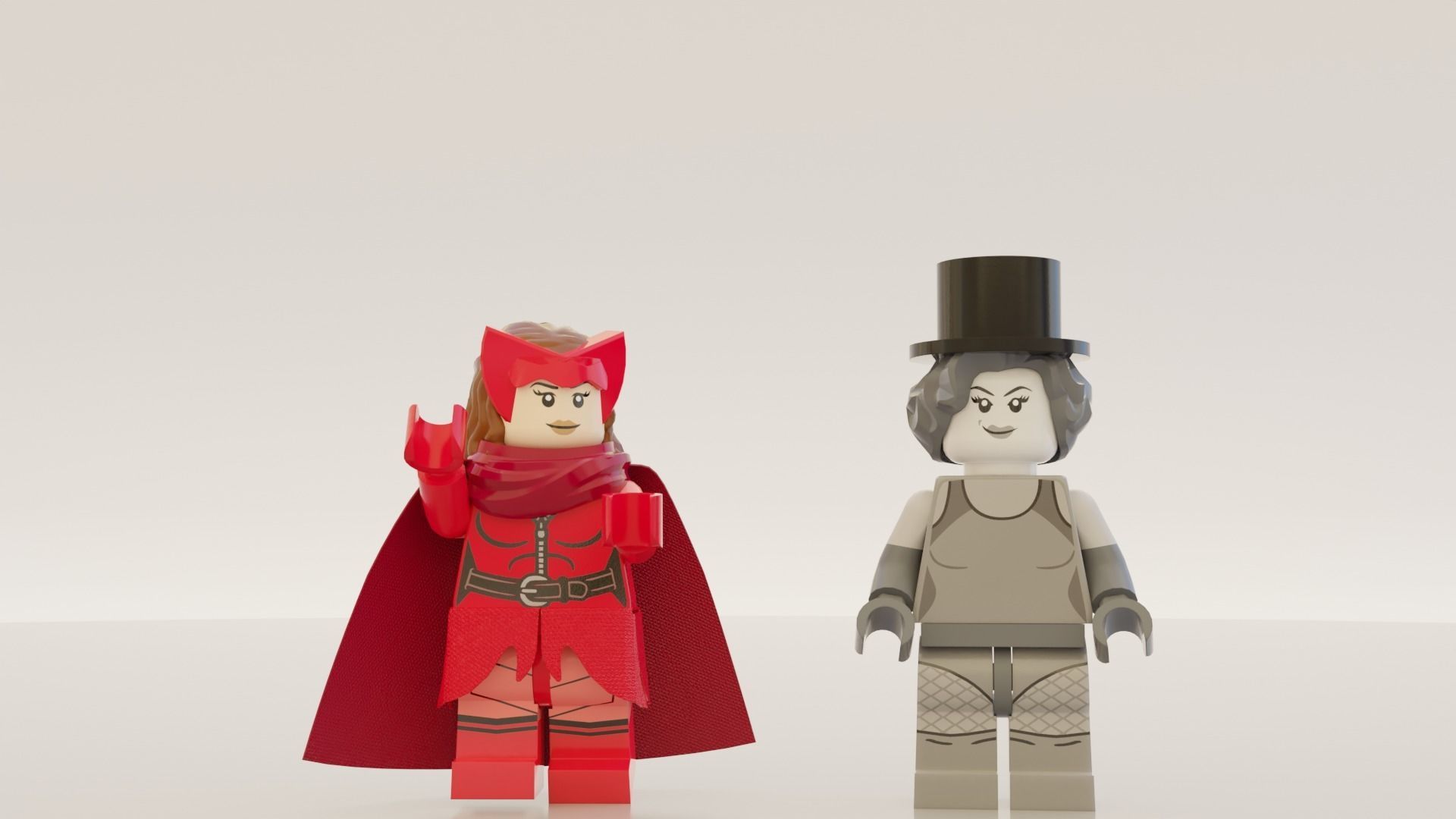 Lego WandaVision mini pack 3D model_3