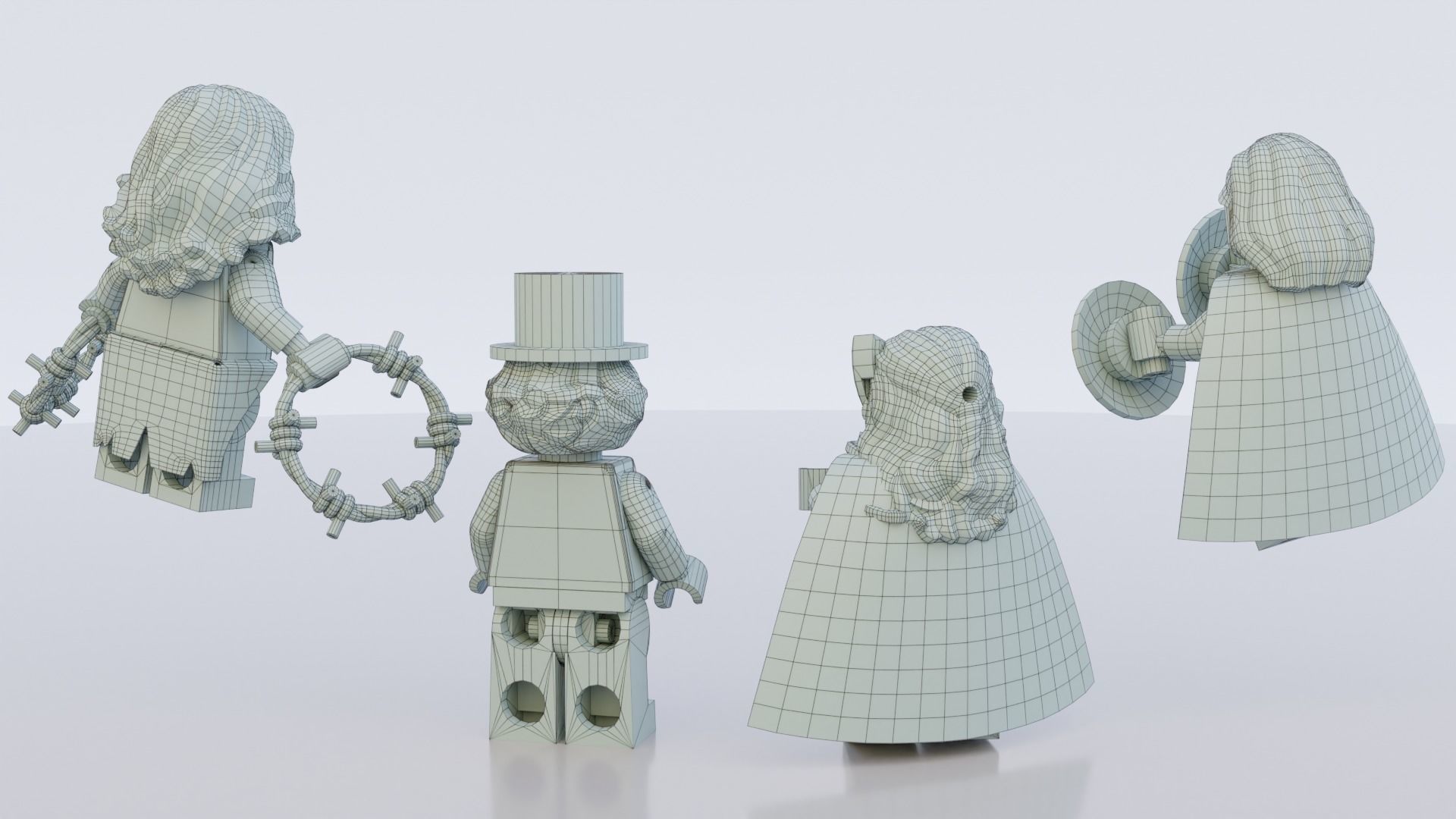 Lego WandaVision mini pack 3D model_19