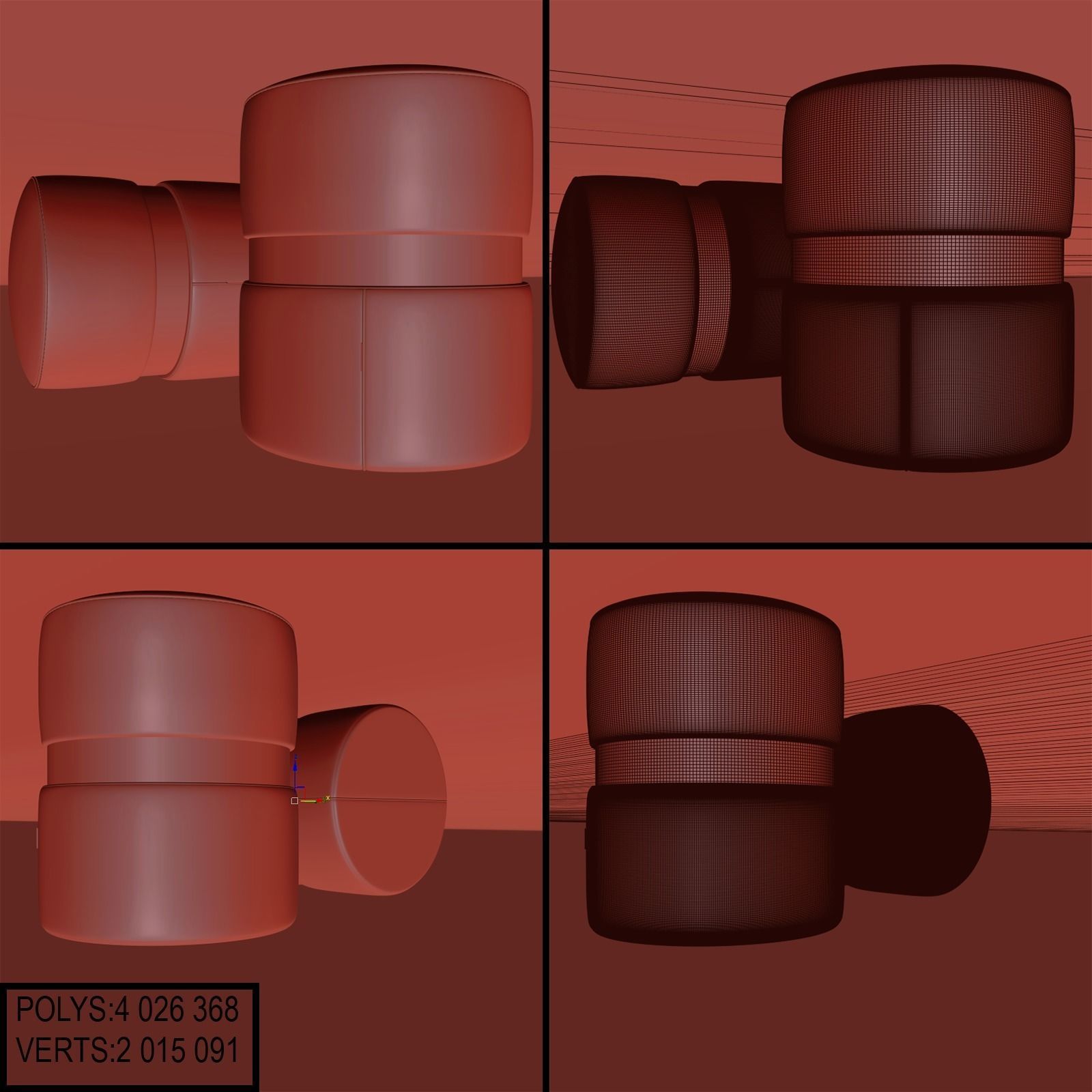 soft furniture 3D model_3