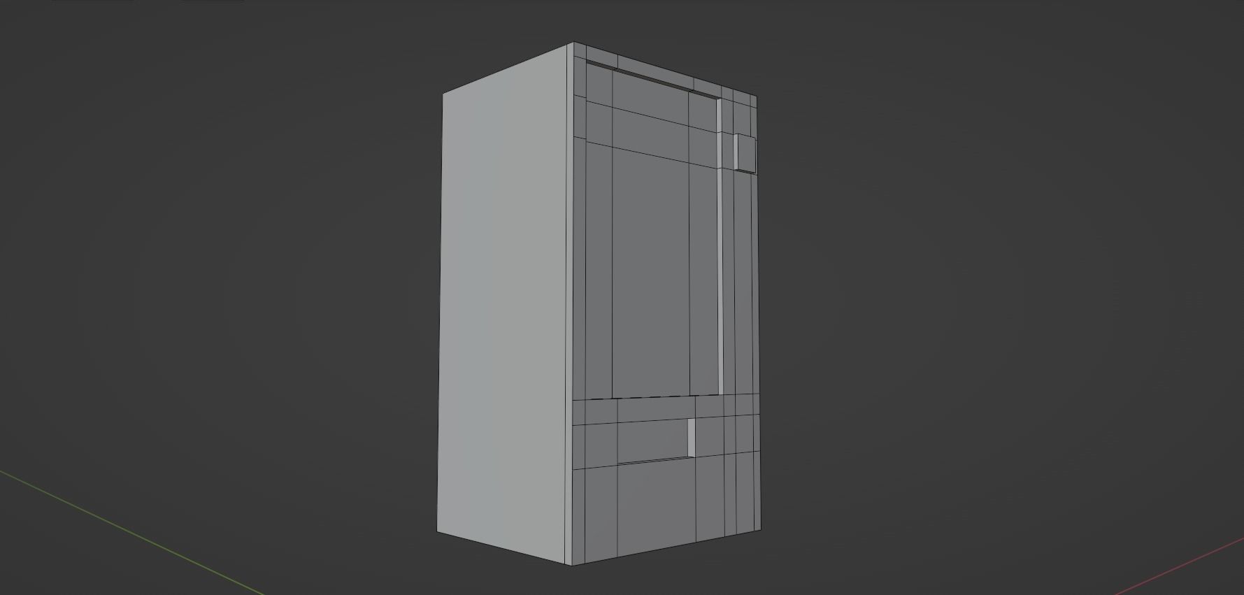 Vending Machine - Water Low-poly 3D model_2