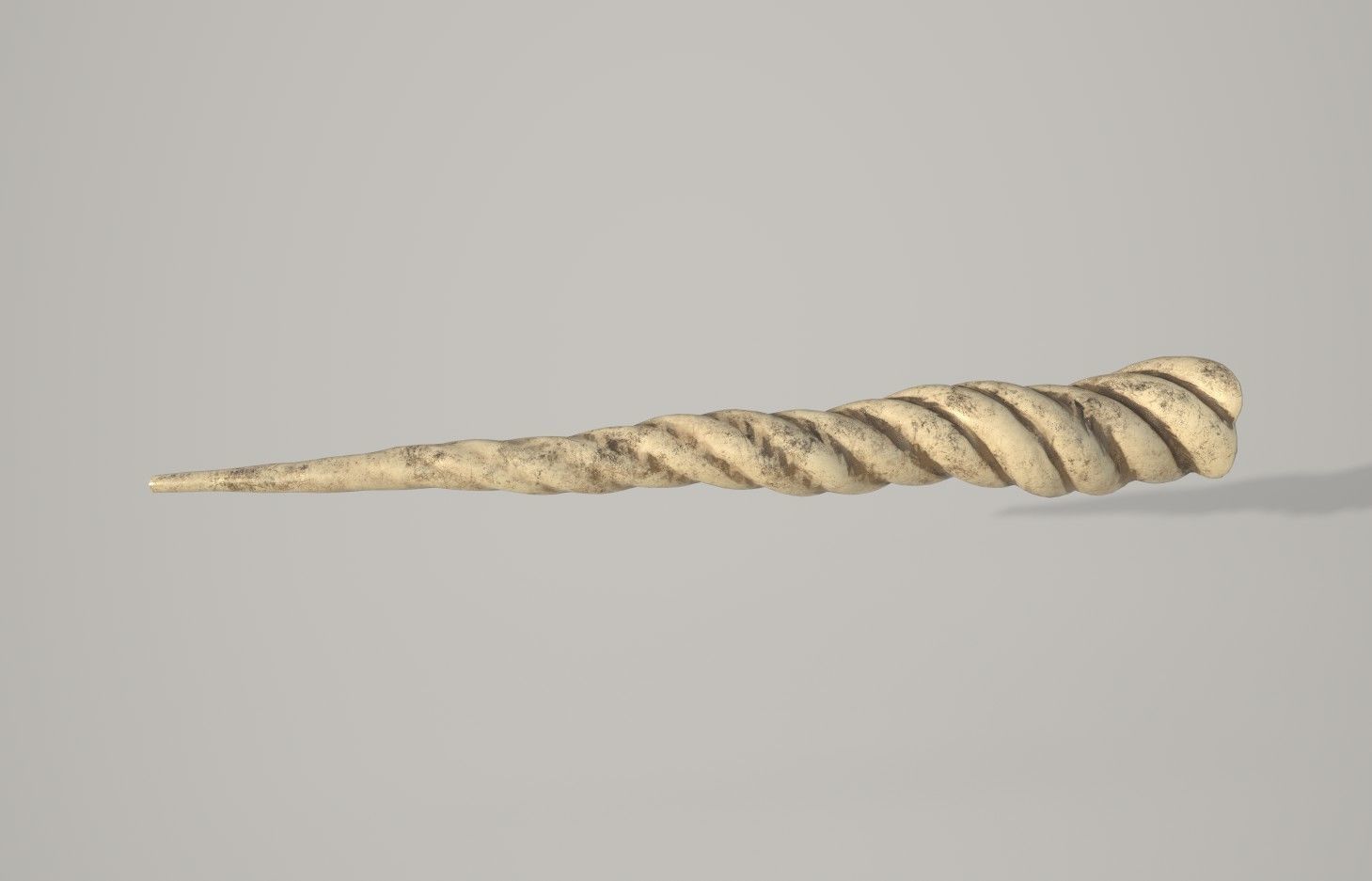 Unicorn Horn Low-poly 3D model_2