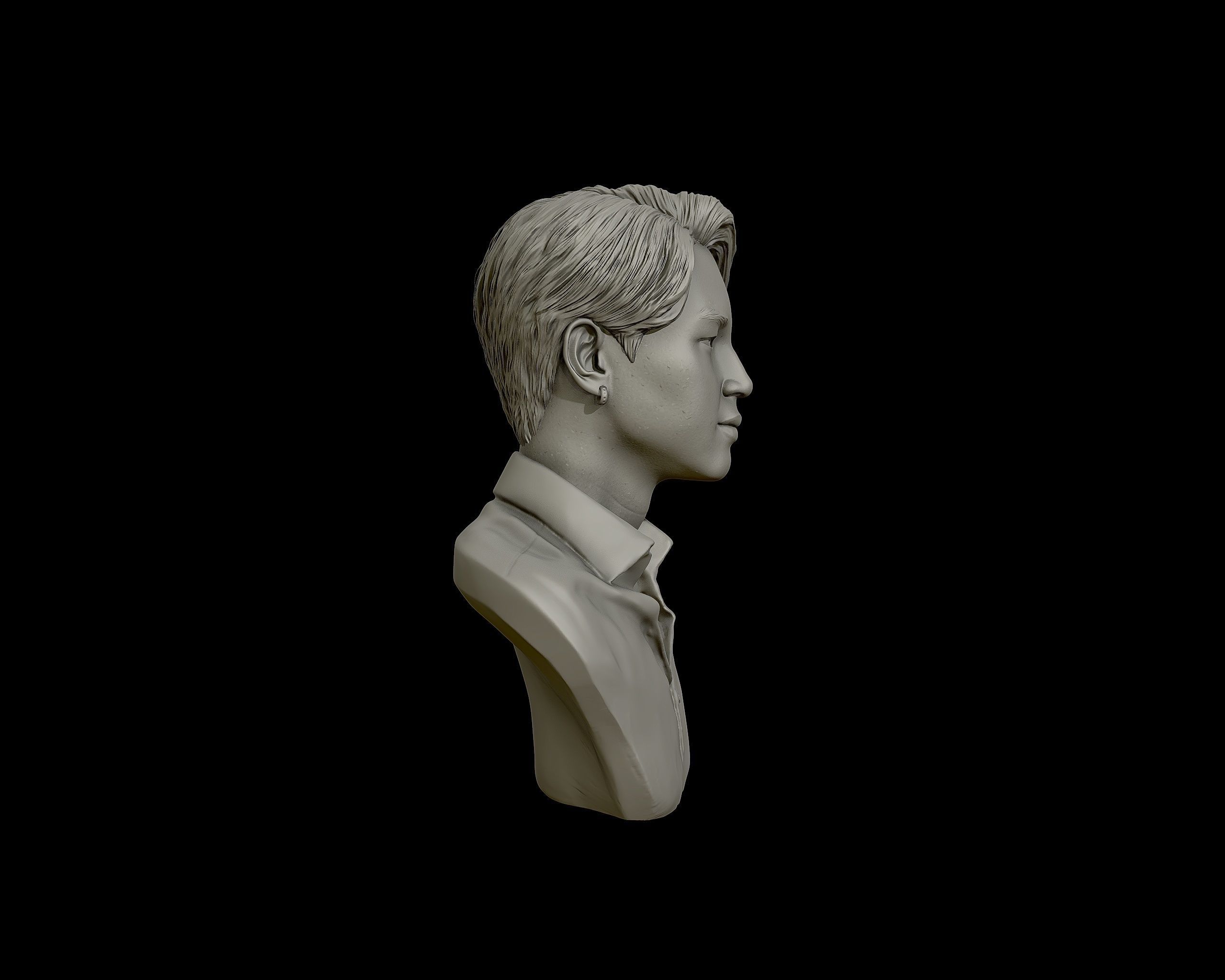 Jimin Bust 3D print model_24