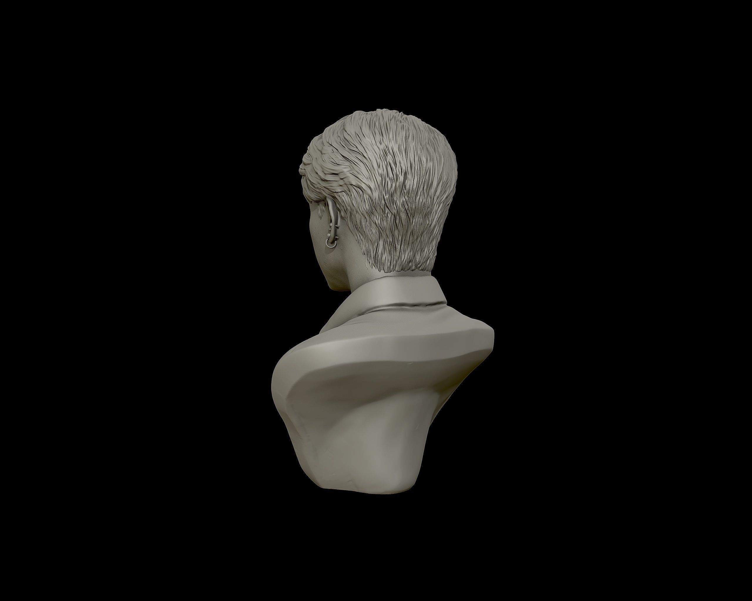 Jimin Bust 3D print model_22