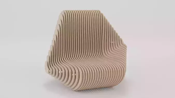 Asimetrical Parametric Chair