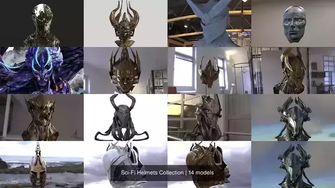Sci-Fi Helmets Collection 
