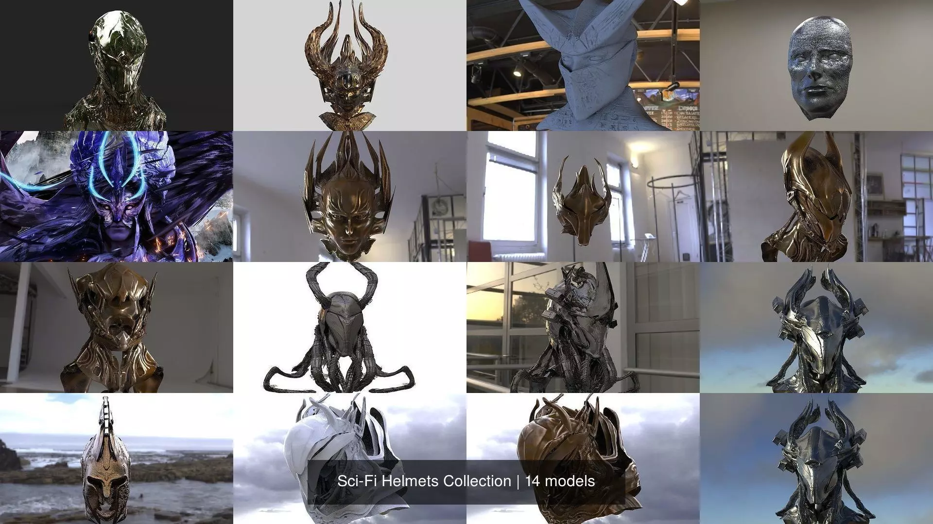 Sci-Fi Helmets Collection _0