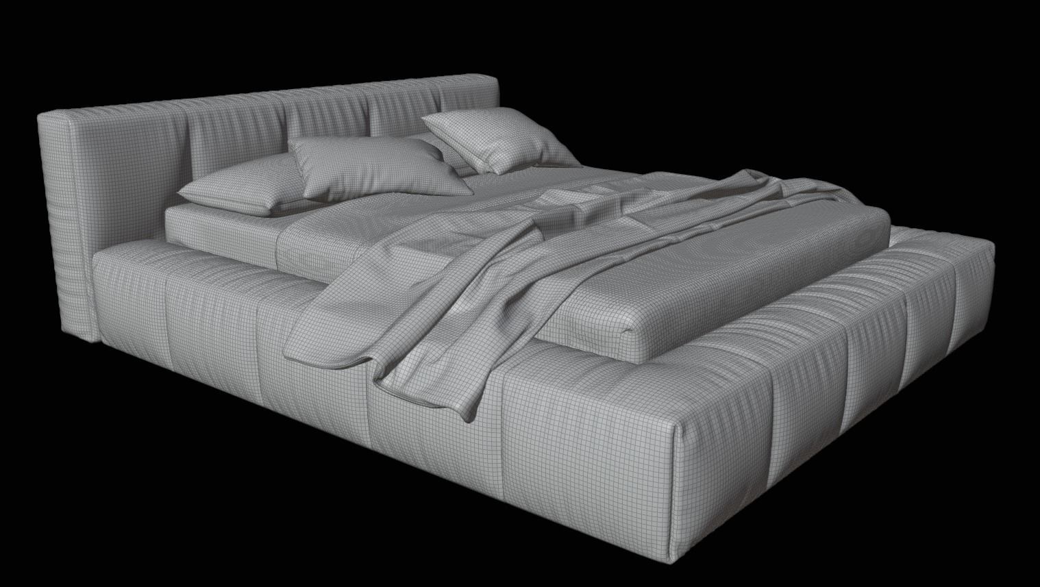 Bed Pix Box Large 3D model_4