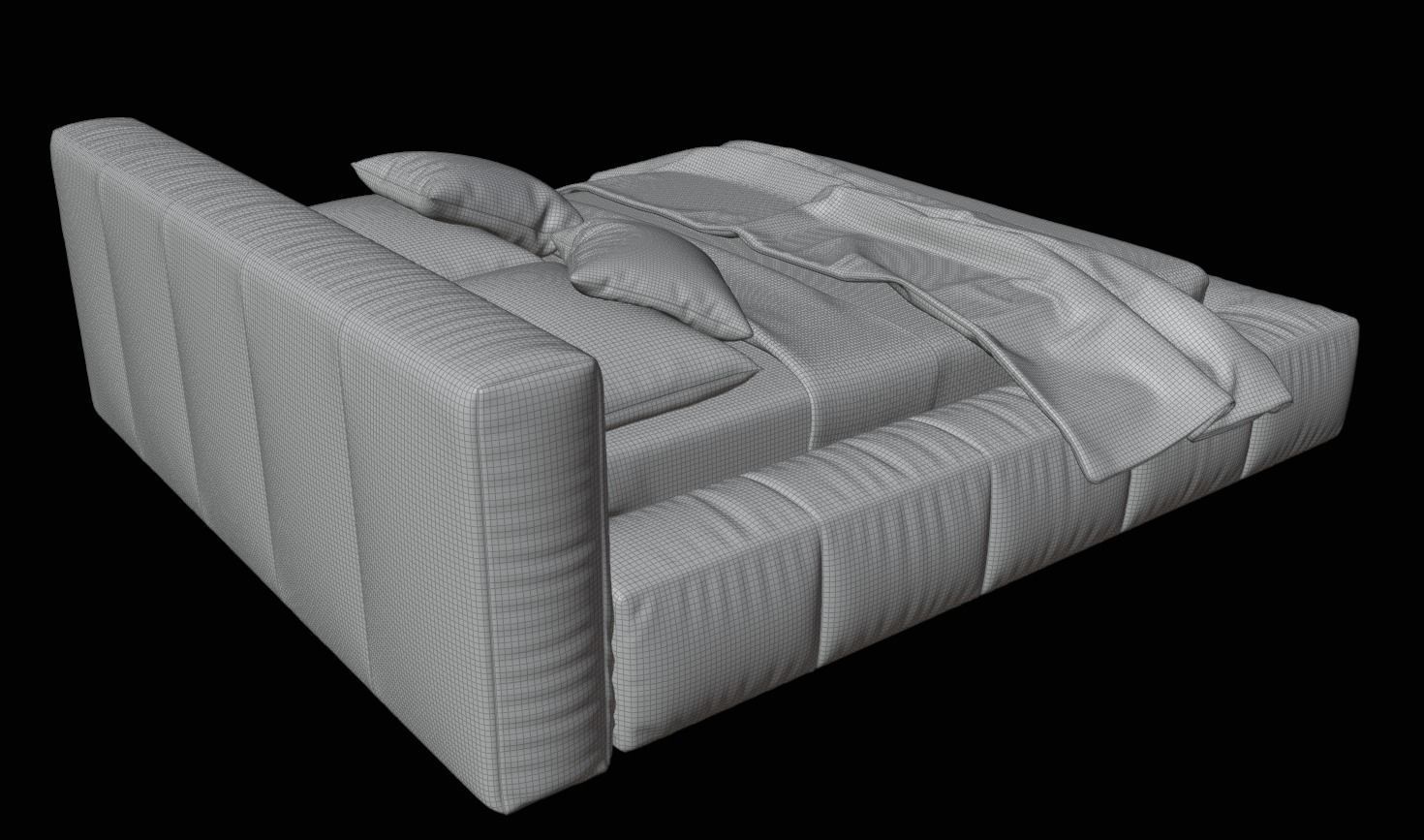 Bed Pix Box Large 3D model_6