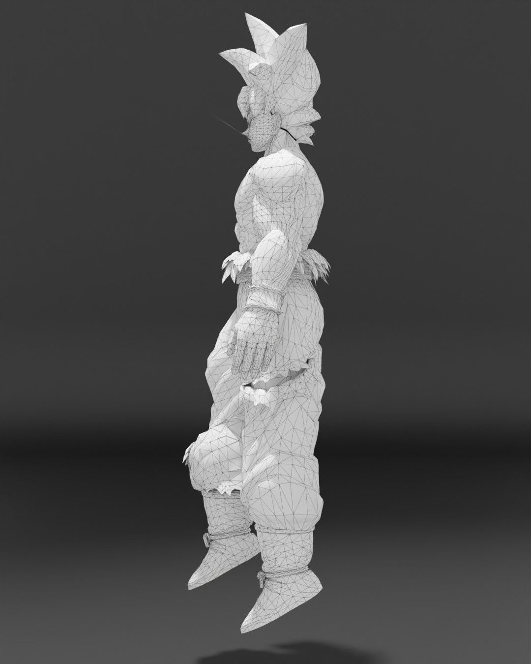 Goku 3D Model dragon ball character Low-poly 3D model_6