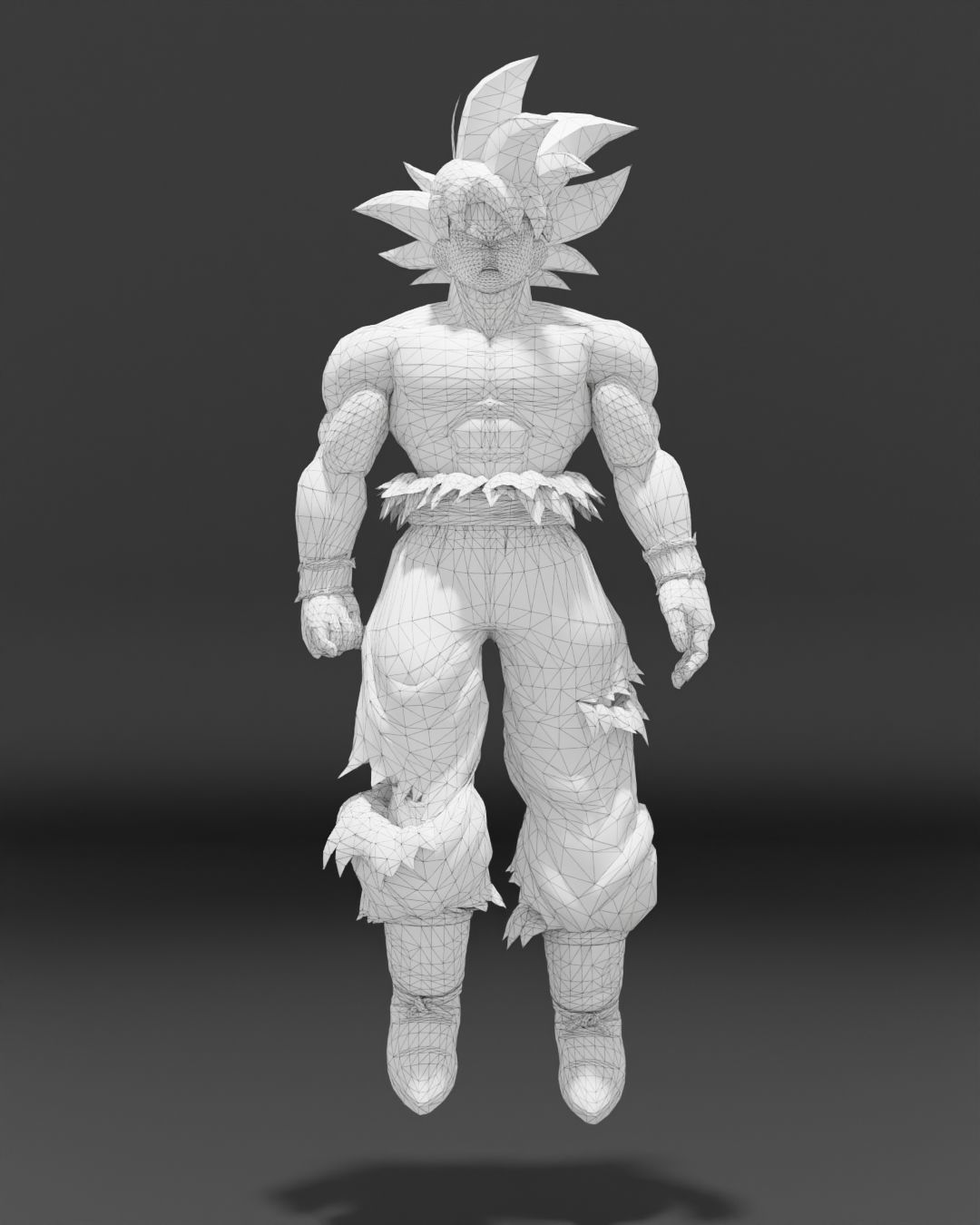 Goku 3D Model dragon ball character Low-poly 3D model_5