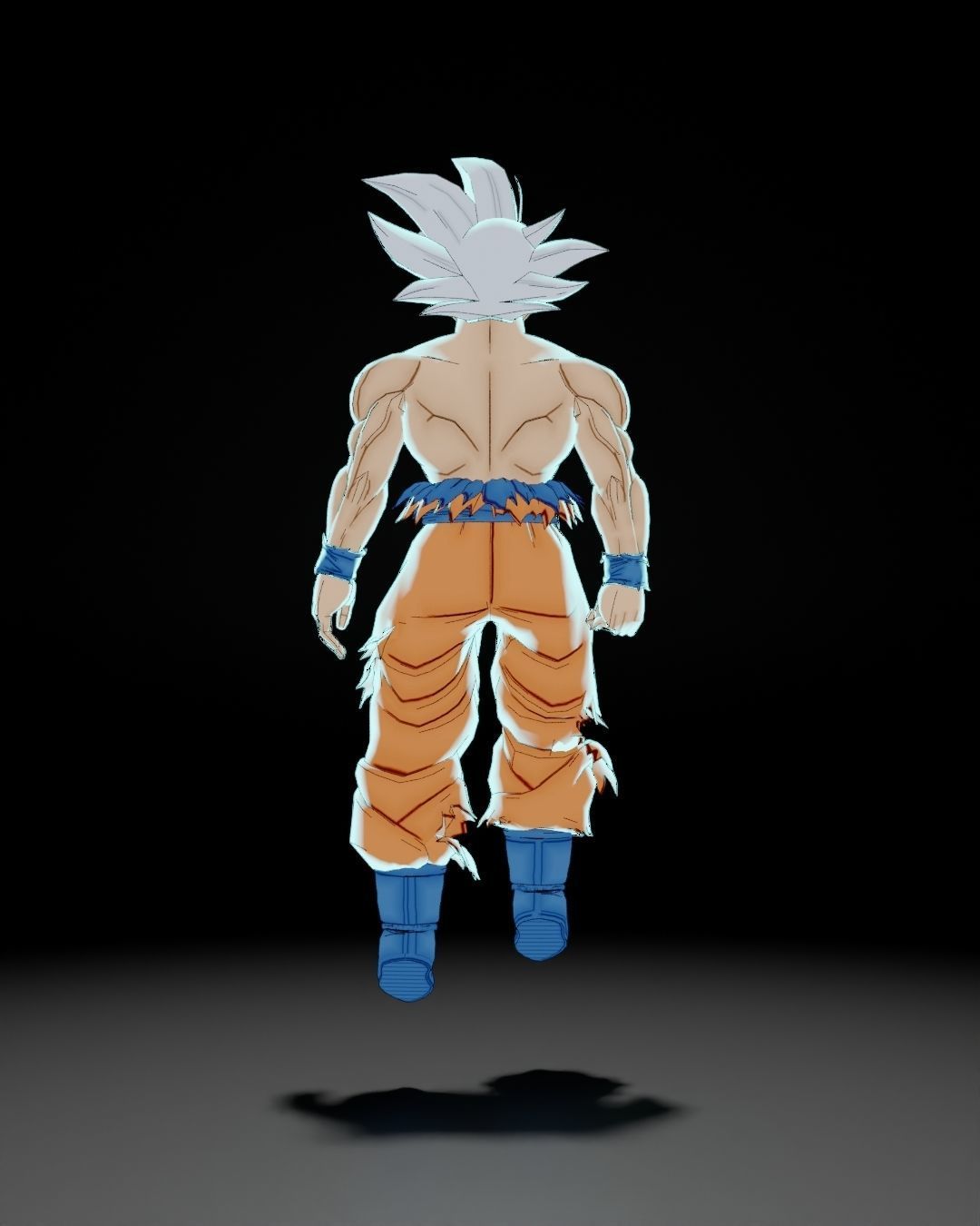 Goku 3D Model dragon ball character Low-poly 3D model_3