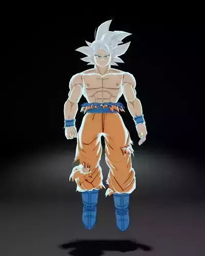 Goku 3D Model dragon ball character Low-poly 3D model