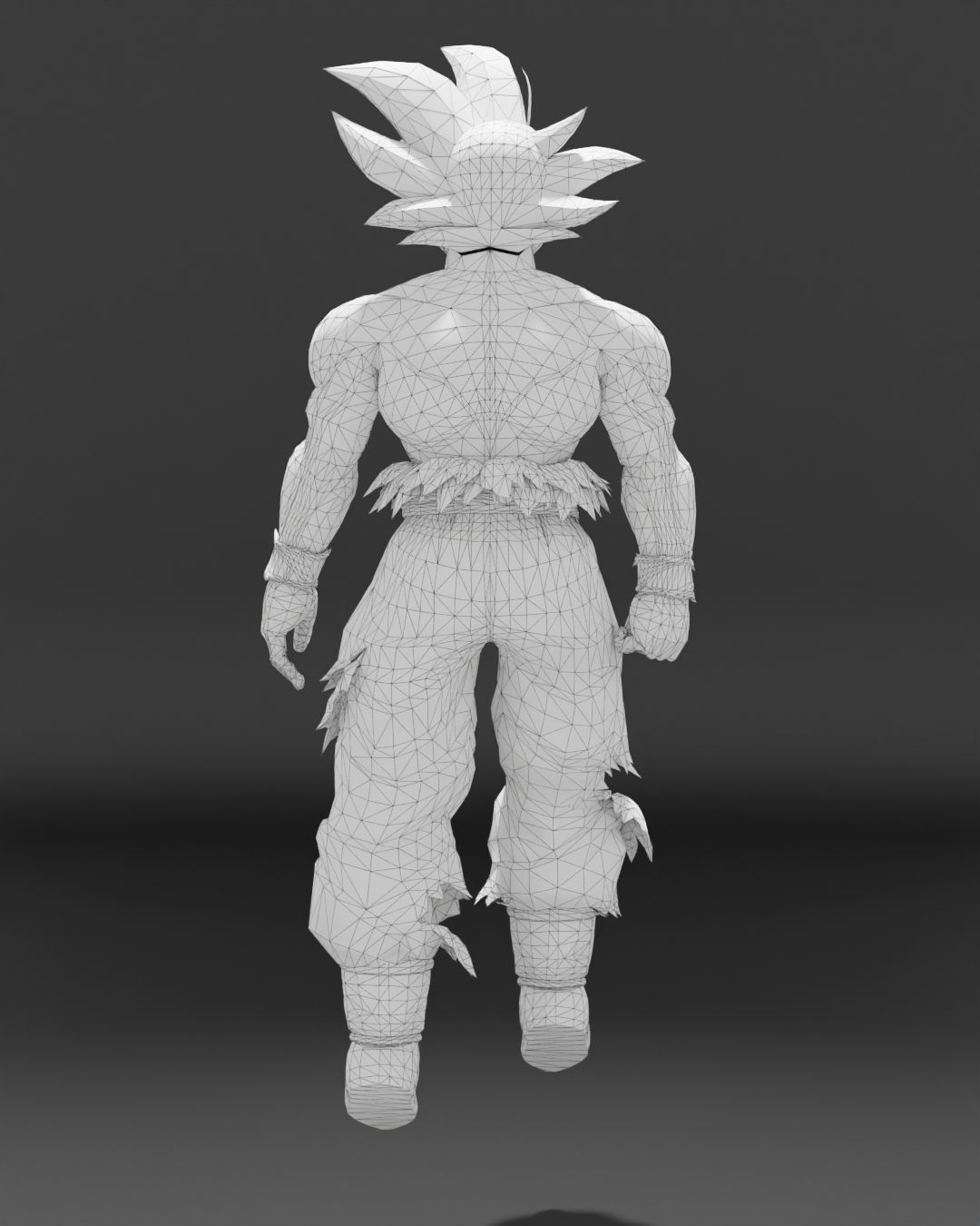 Goku 3D Model dragon ball character Low-poly 3D model_7