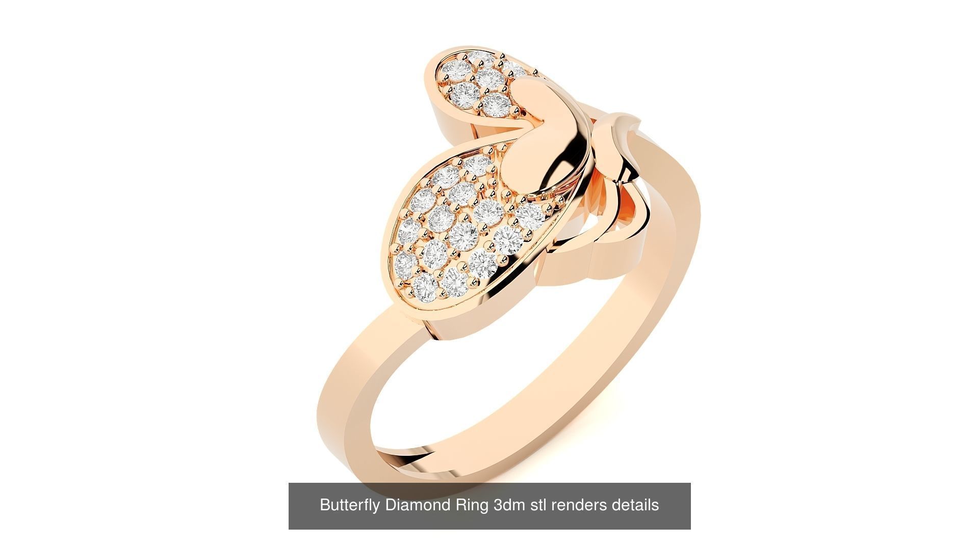 37 Animal Birds Diamond Rings 3dm stl renders details  3D Model Collection_19