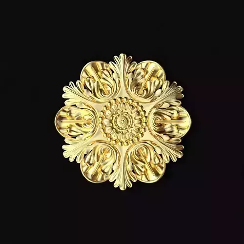 Central decor ornament for furniture