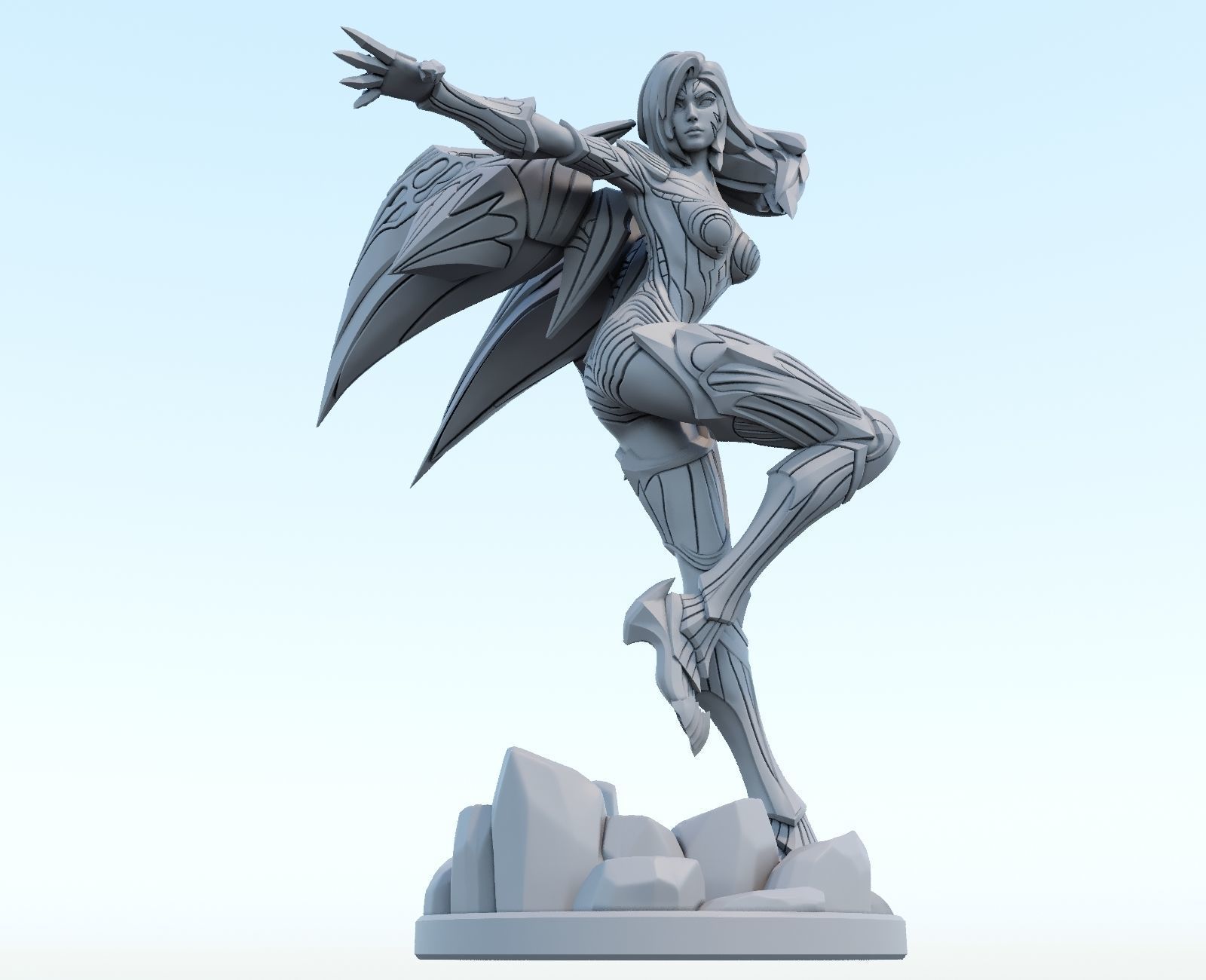 kaisa League of Legends 3D print model 3D print model_1