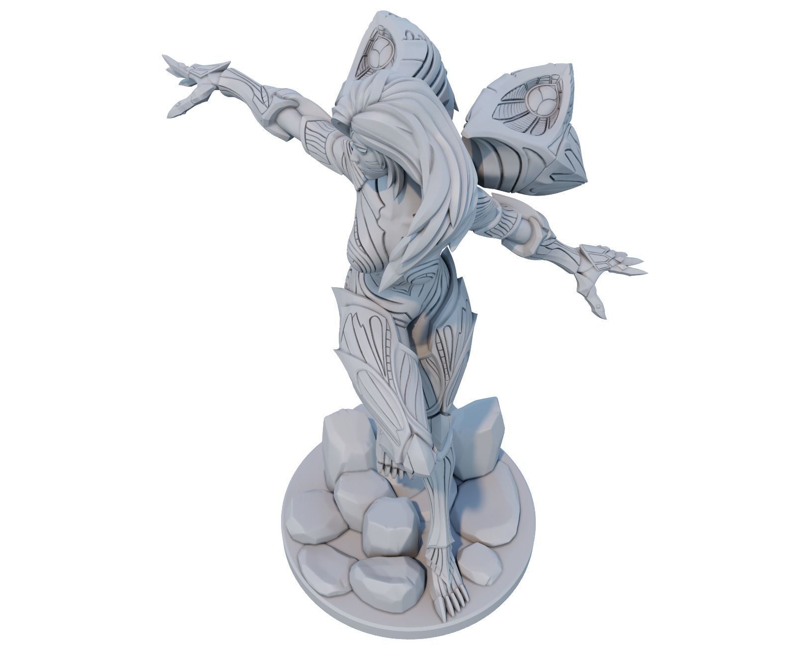 kaisa League of Legends 3D print model 3D print model_10