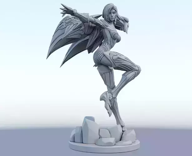 kaisa League of Legends 3D print model
