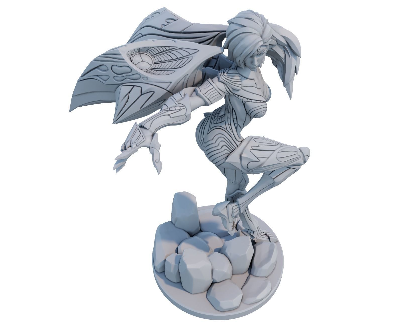 kaisa League of Legends 3D print model 3D print model_9