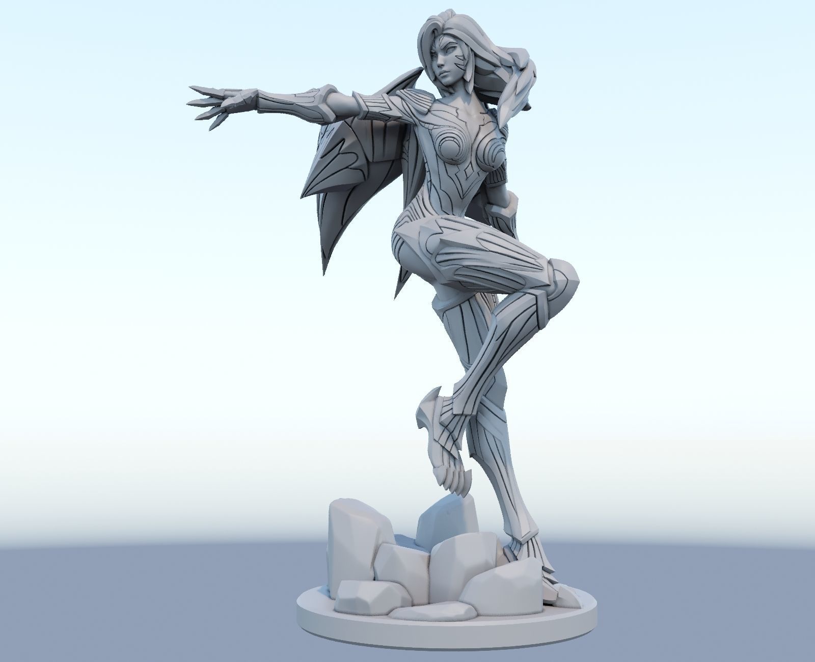 kaisa League of Legends 3D print model 3D print model_3
