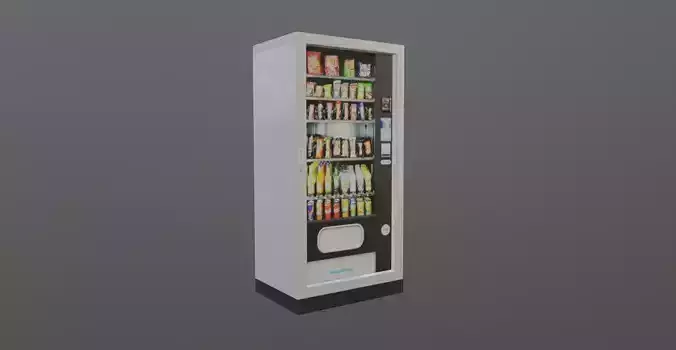 Vending Machine Low-poly 3D model