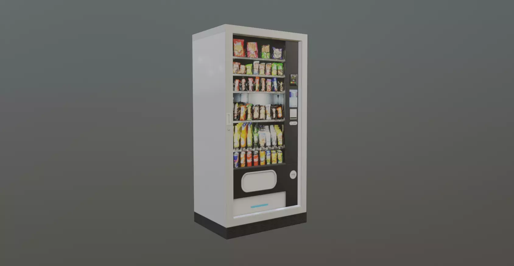 Vending Machine Low-poly 3D model
