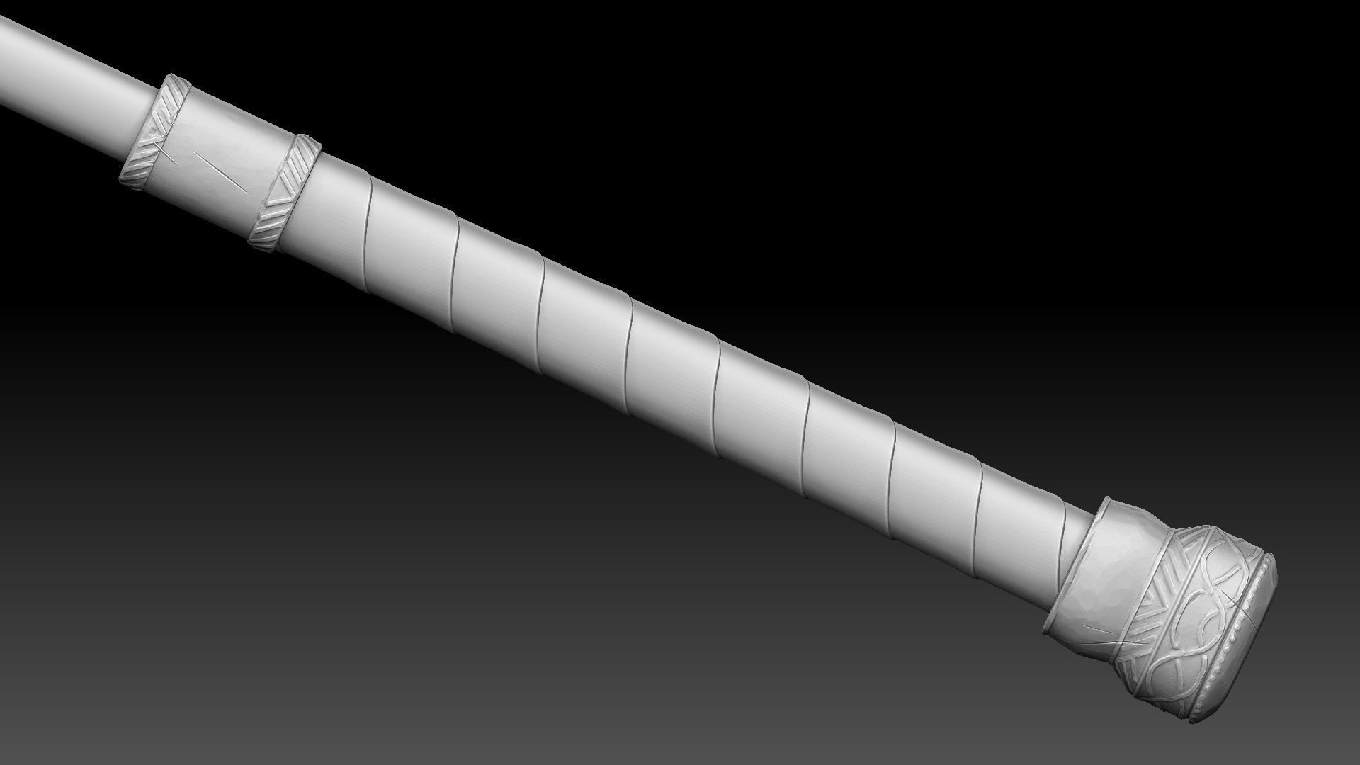 Hammer Viking Printable 3D print model_3