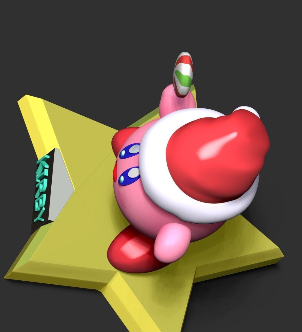 Kirby - Christmas 3D print model_7