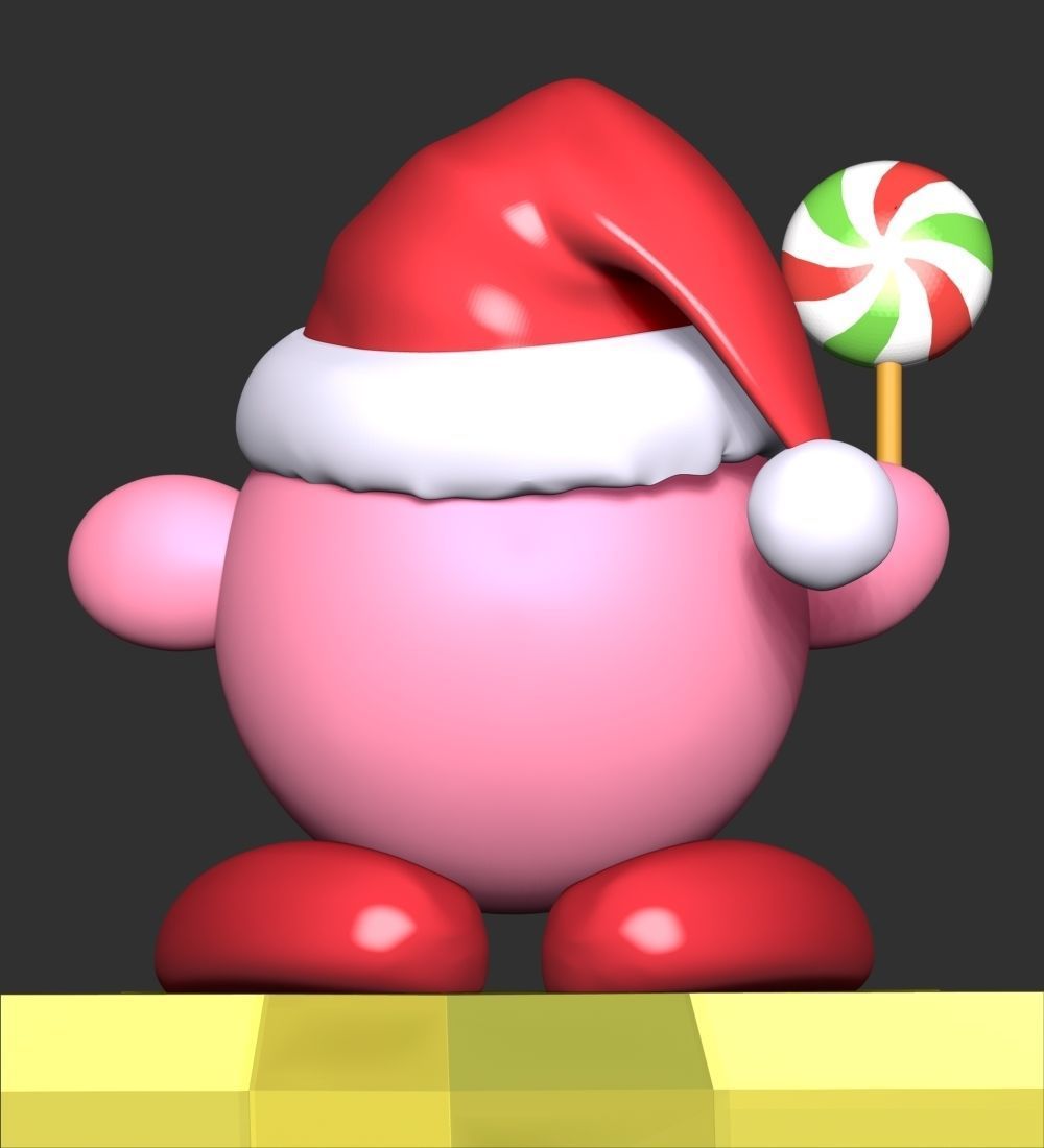 Kirby - Christmas 3D print model_15