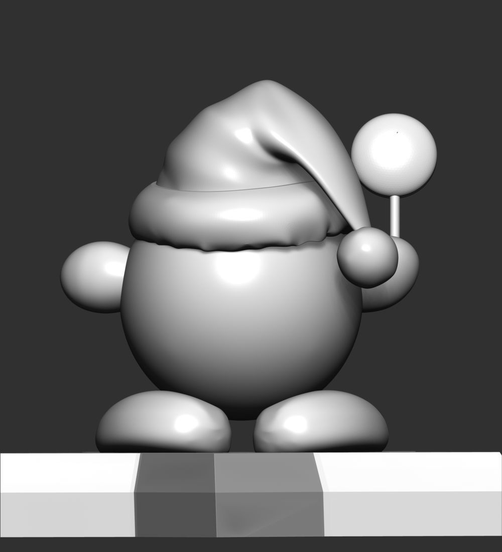 Kirby - Christmas 3D print model_23