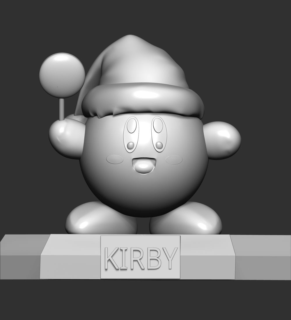 Kirby - Christmas 3D print model_16