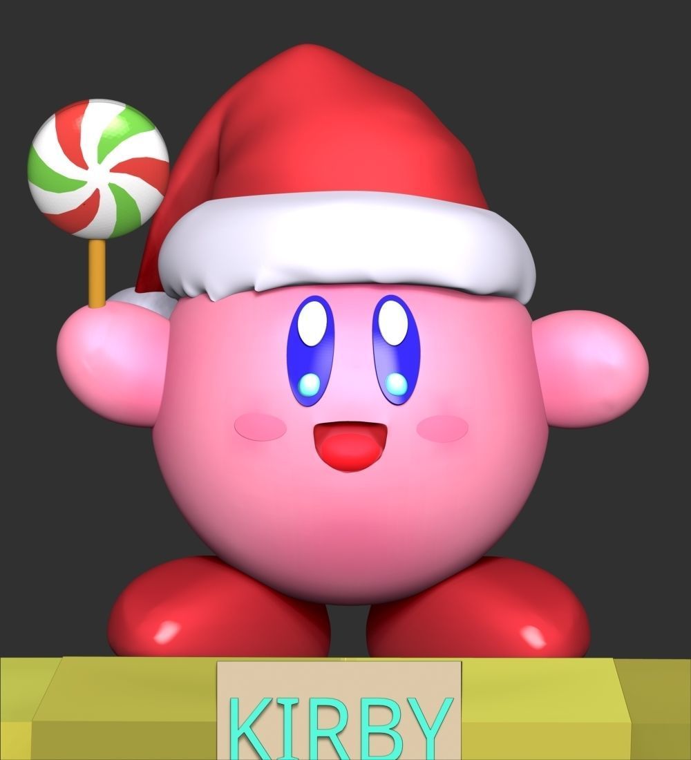 Kirby - Christmas 3D print model_8