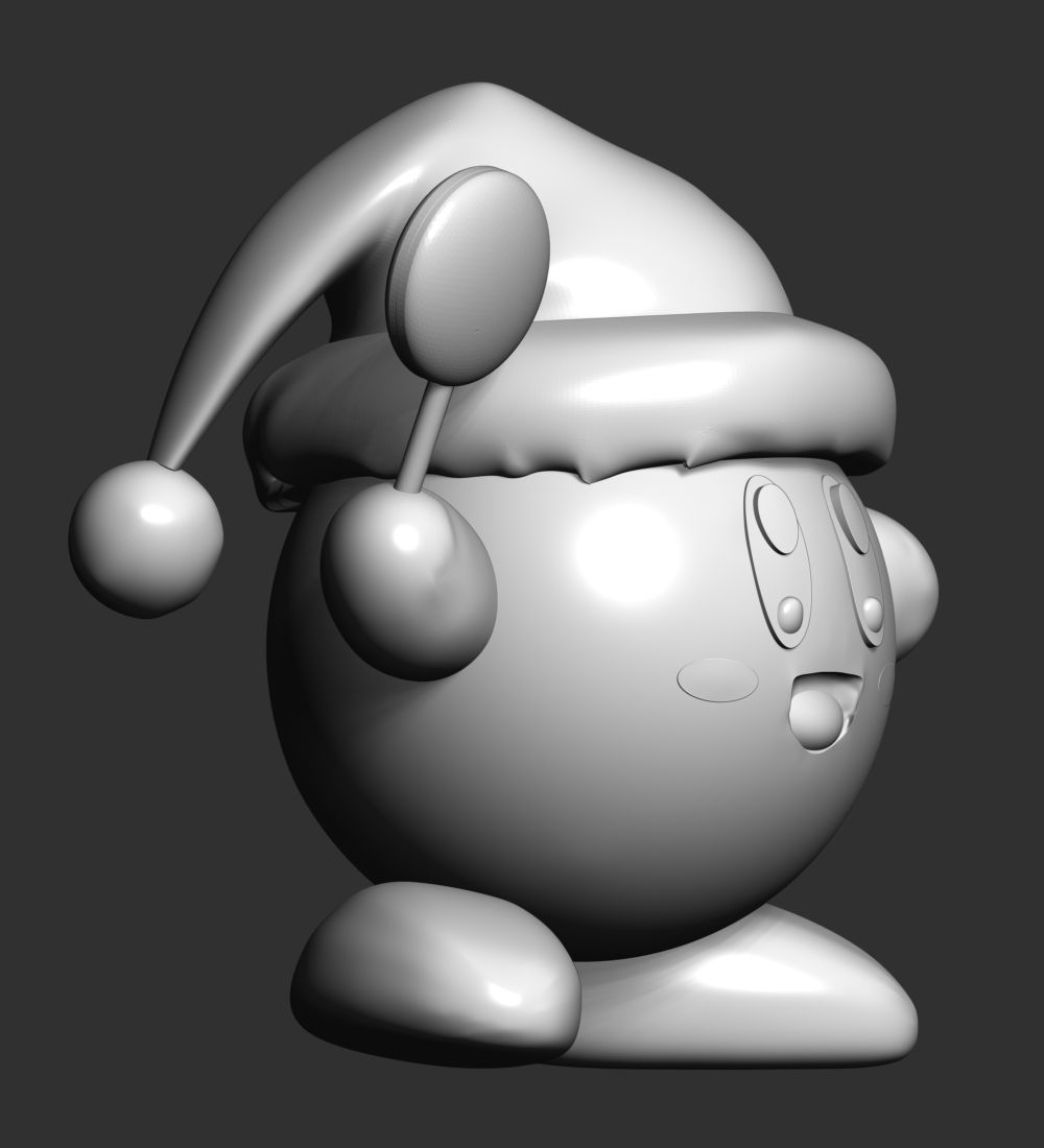 Kirby - Christmas 3D print model_20