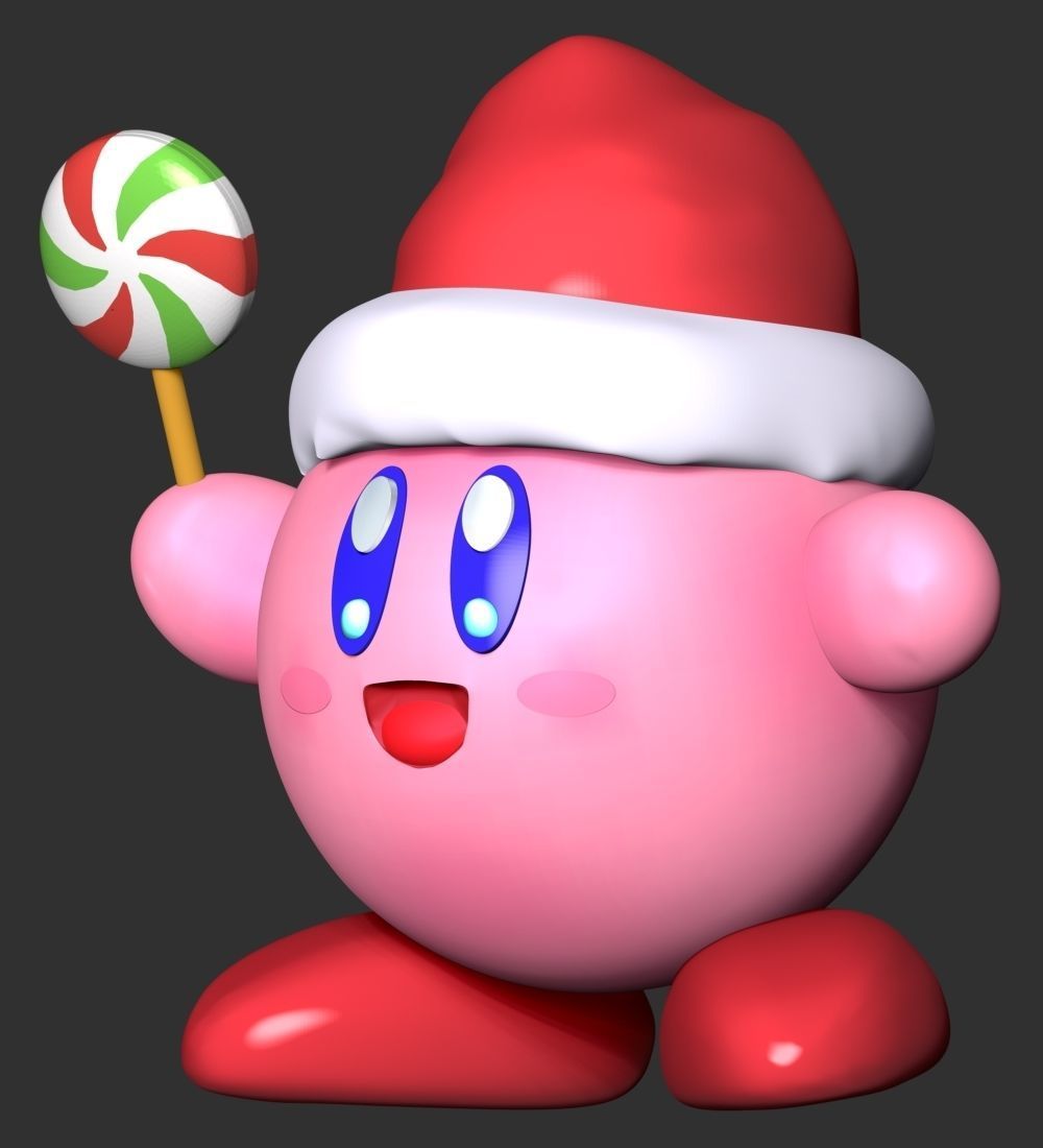 Kirby - Christmas 3D print model_9