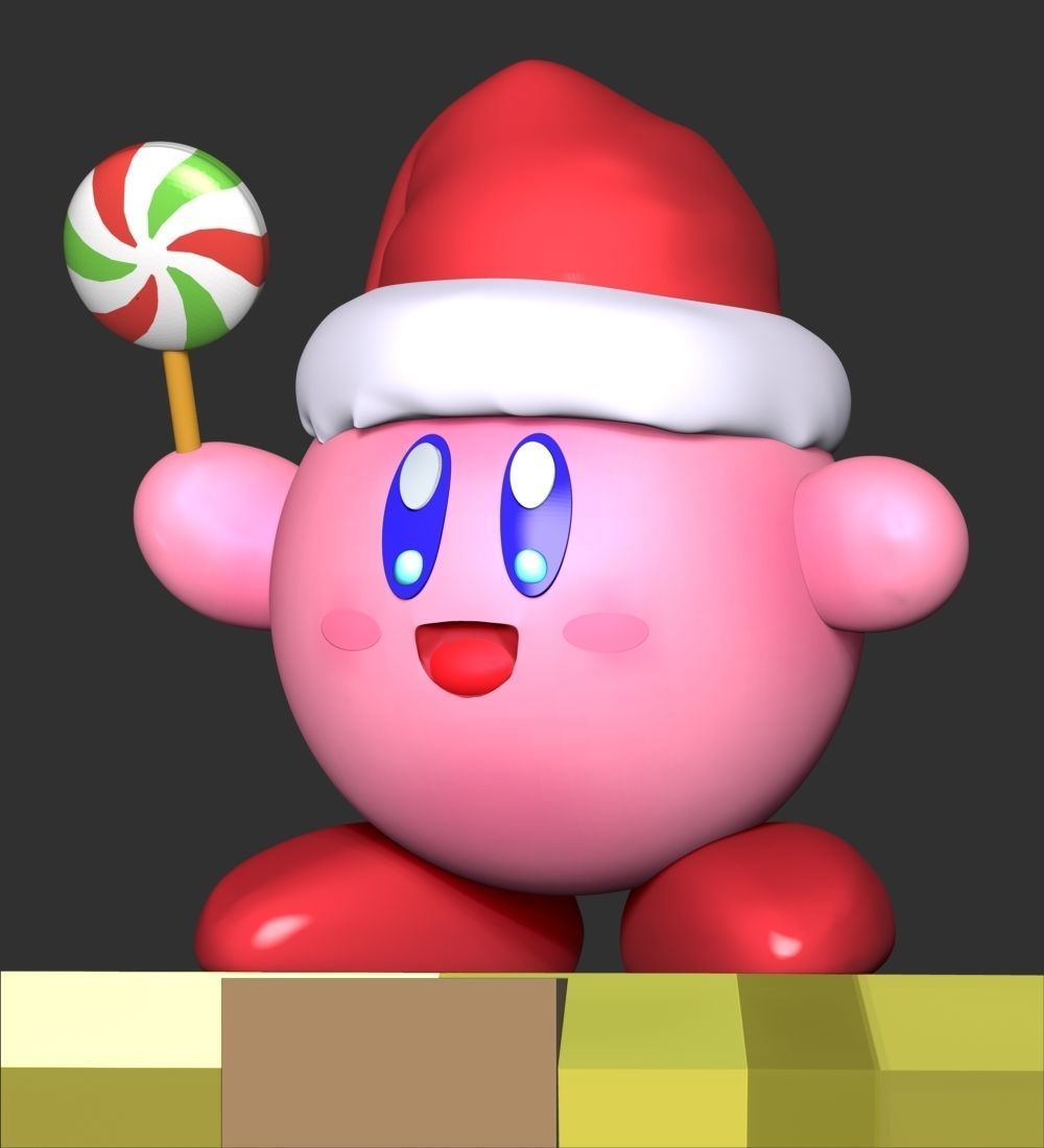 Kirby - Christmas 3D print model_13