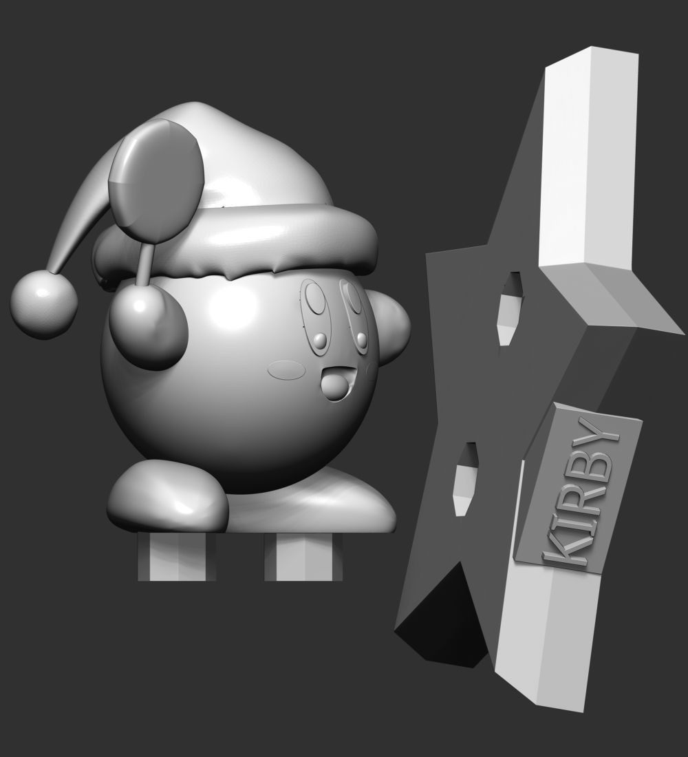 Kirby - Christmas 3D print model_25