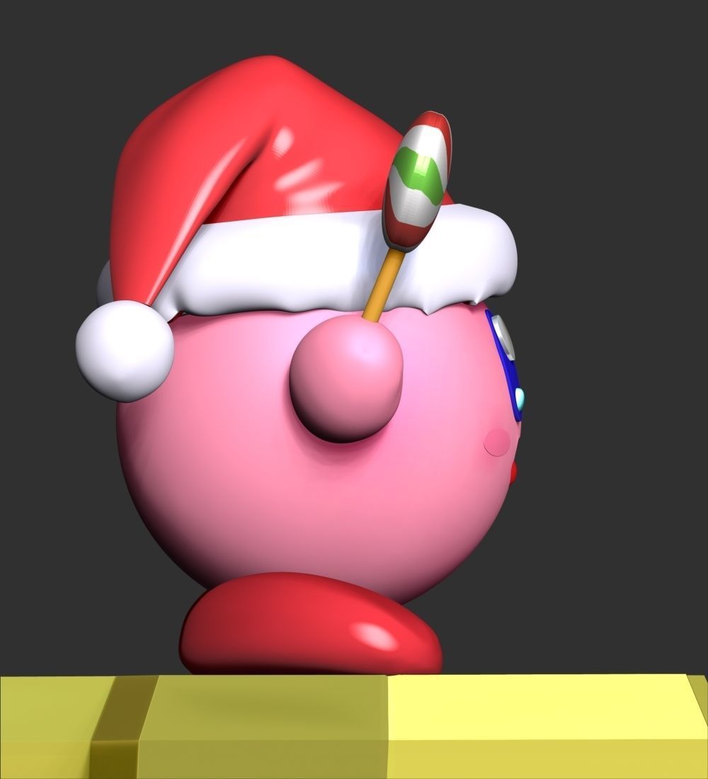Kirby - Christmas 3D print model_14