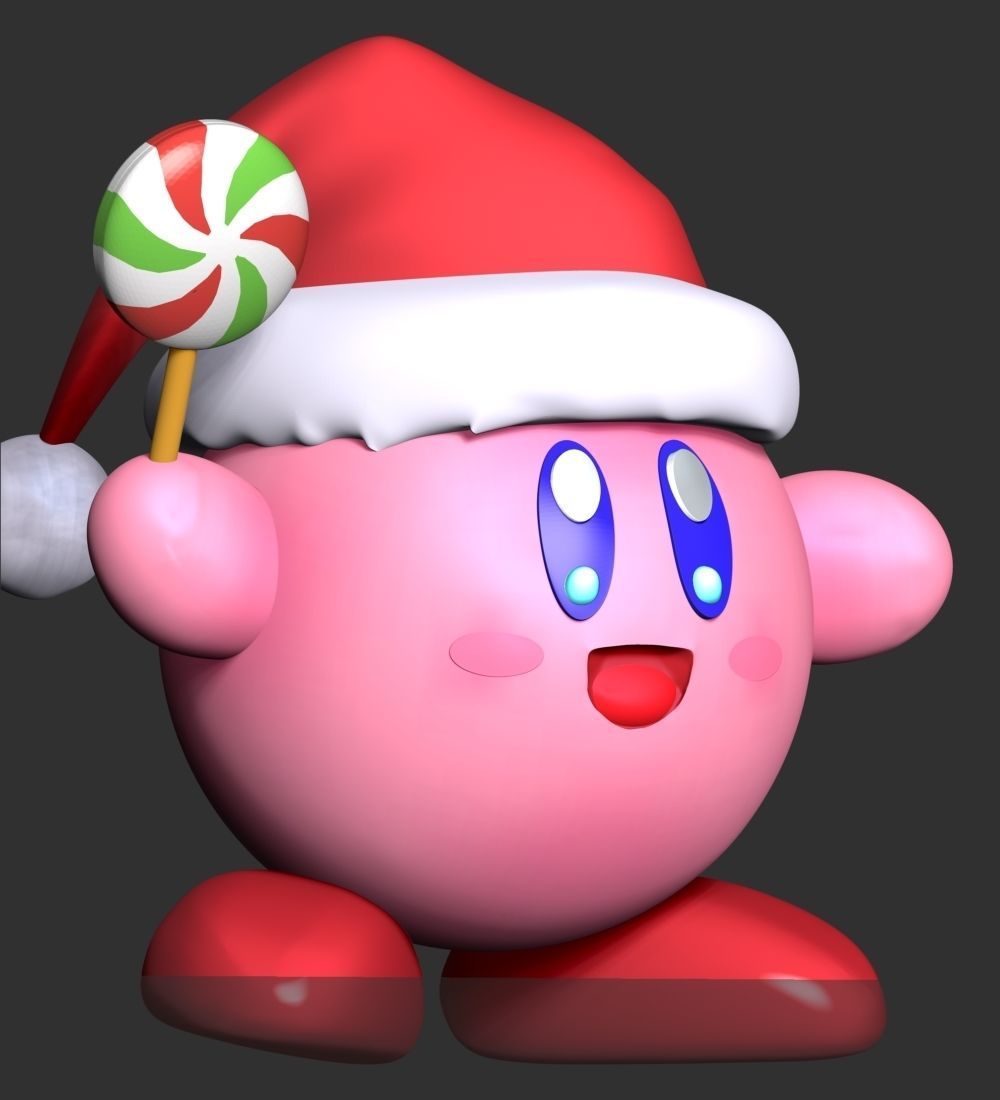 Kirby - Christmas 3D print model_10