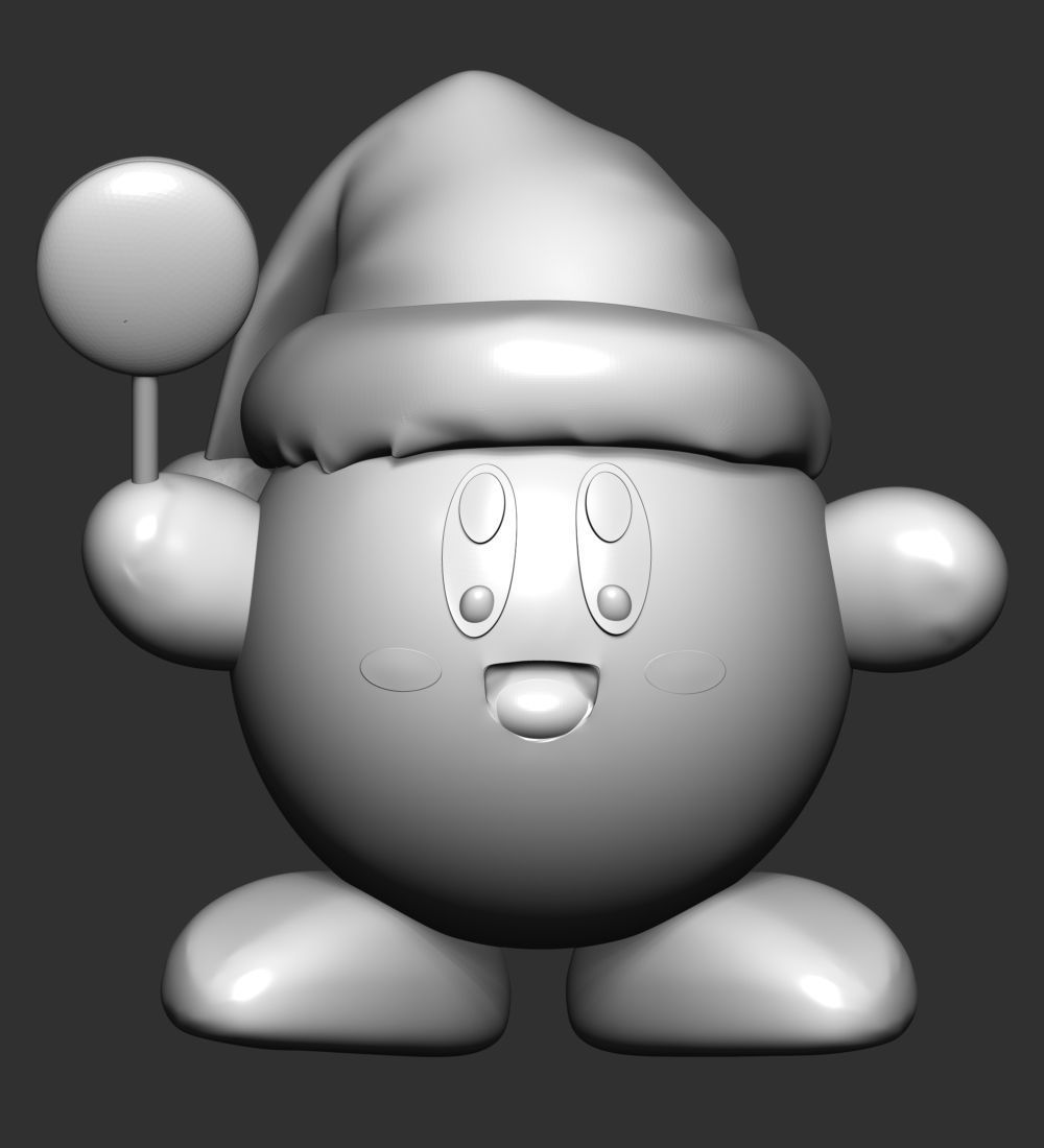 Kirby - Christmas 3D print model_18