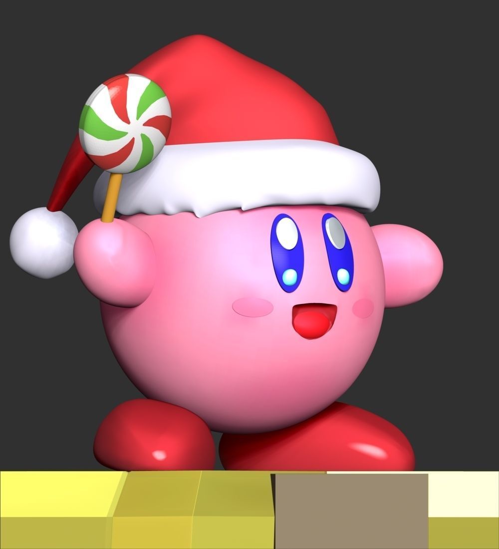 Kirby - Christmas 3D print model_12