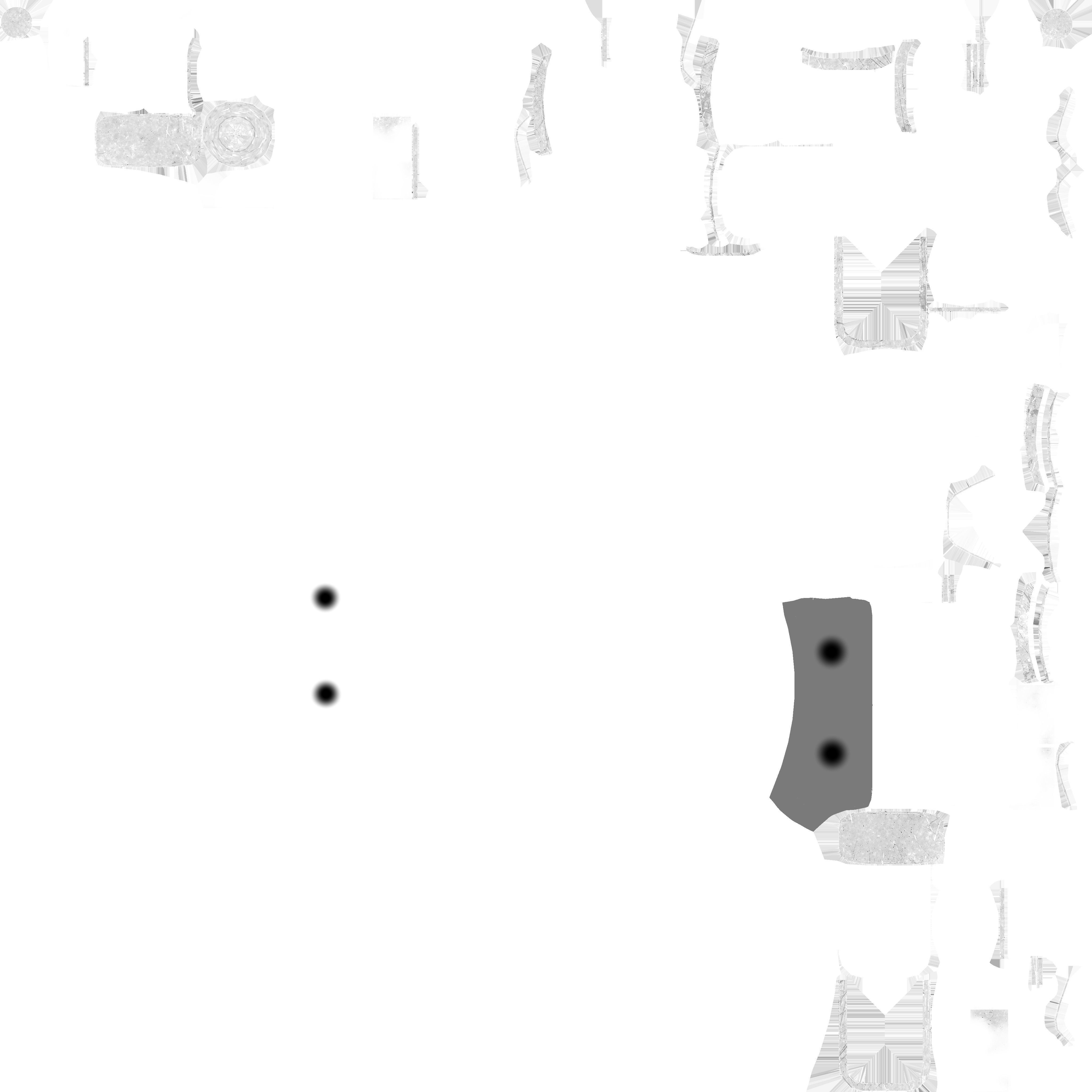 A low-poly 3D modelof a white Robot  Low-poly 3D model_12