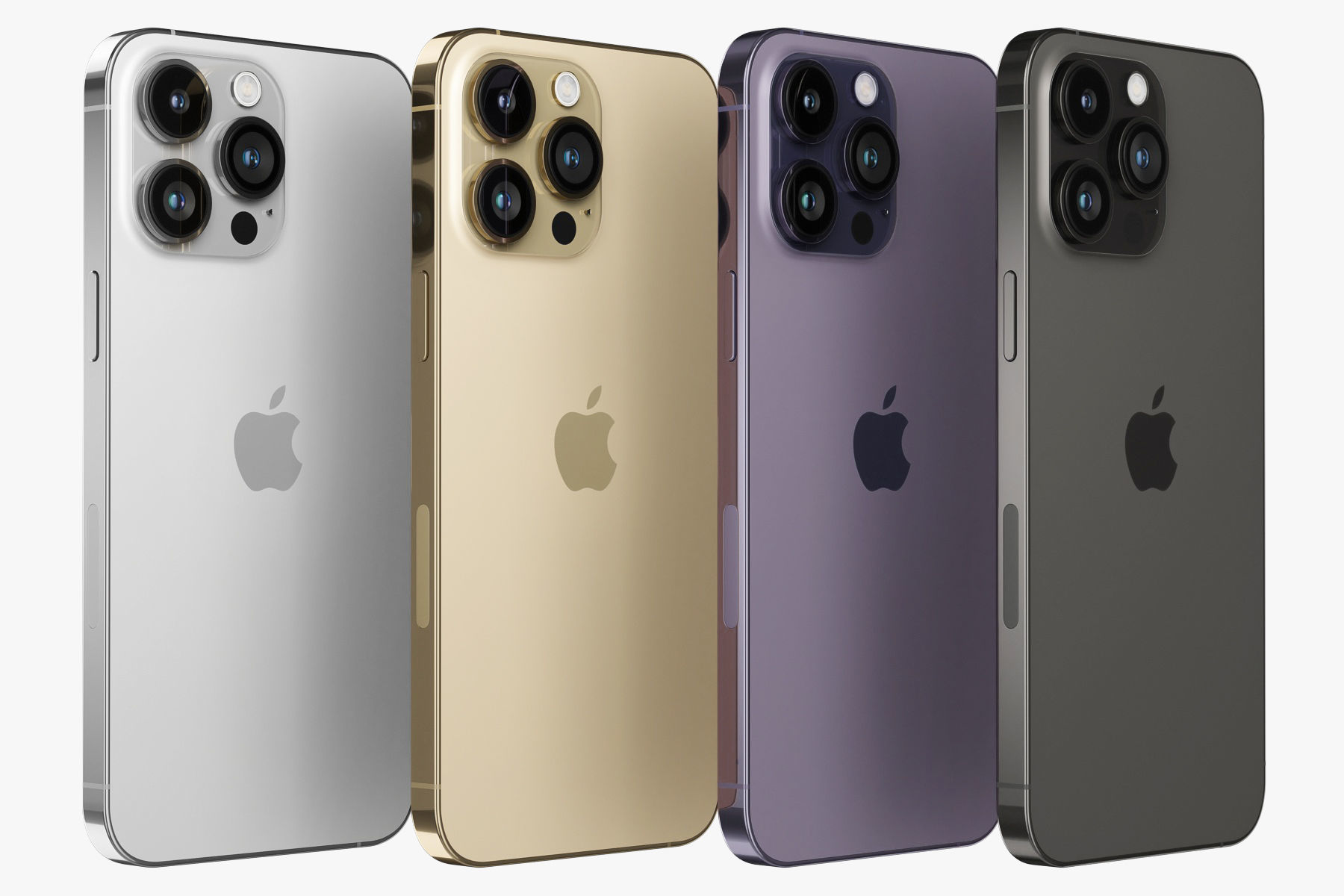Apple iPhone 14 Pro MAX all colors 3D model_6