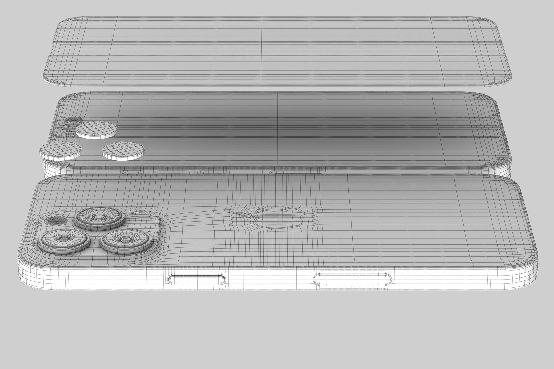 Apple iPhone 14 Pro MAX all colors 3D model_23