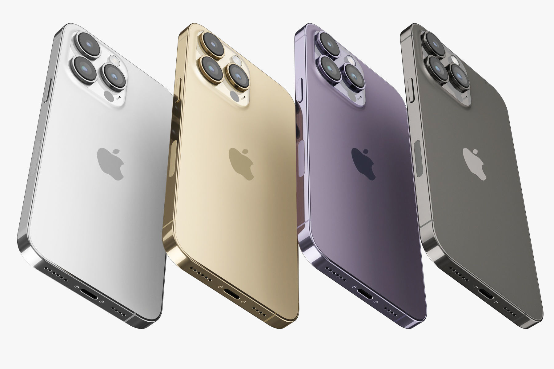 Apple iPhone 14 Pro MAX all colors 3D model_7