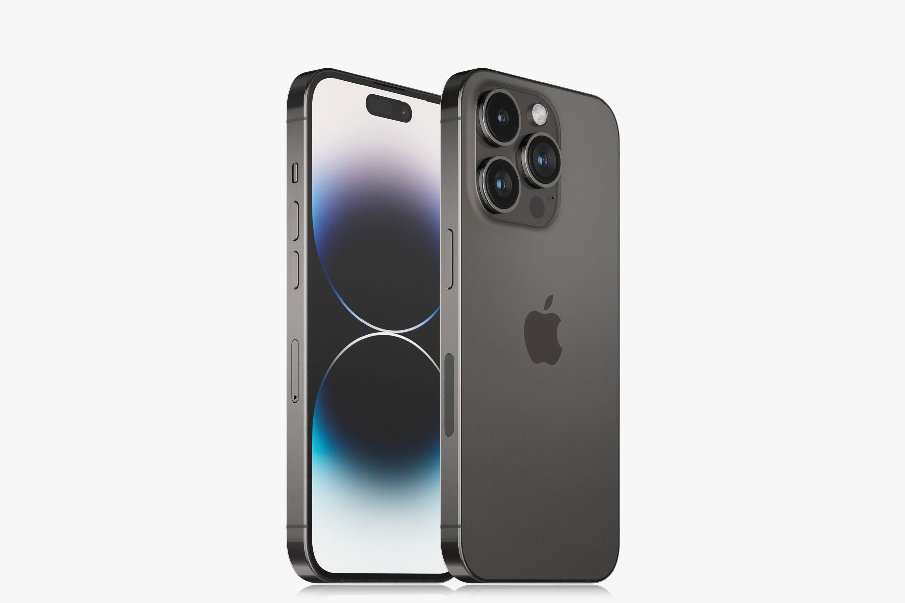 Apple iPhone 14 Pro all colors 3D model_4