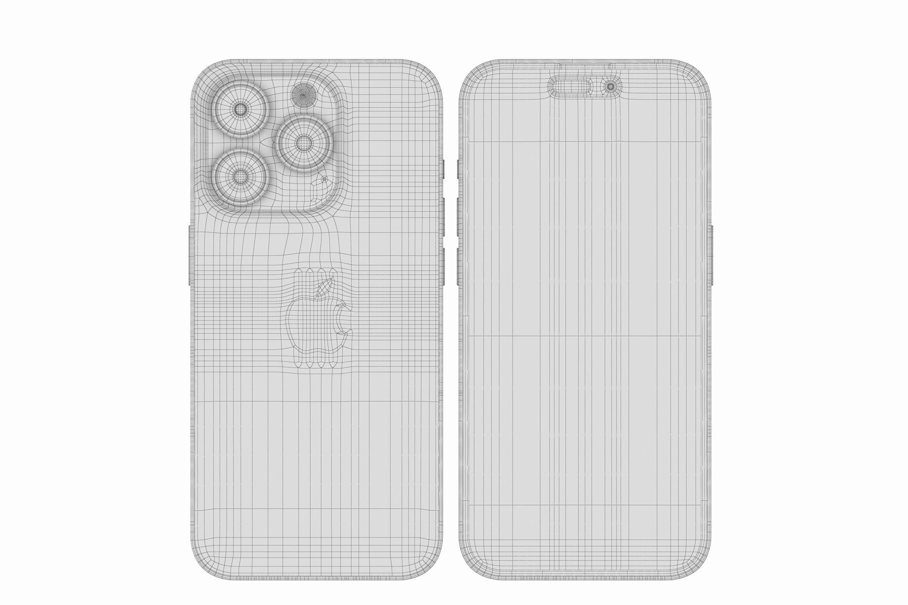 Apple iPhone 14 Pro all colors 3D model_27