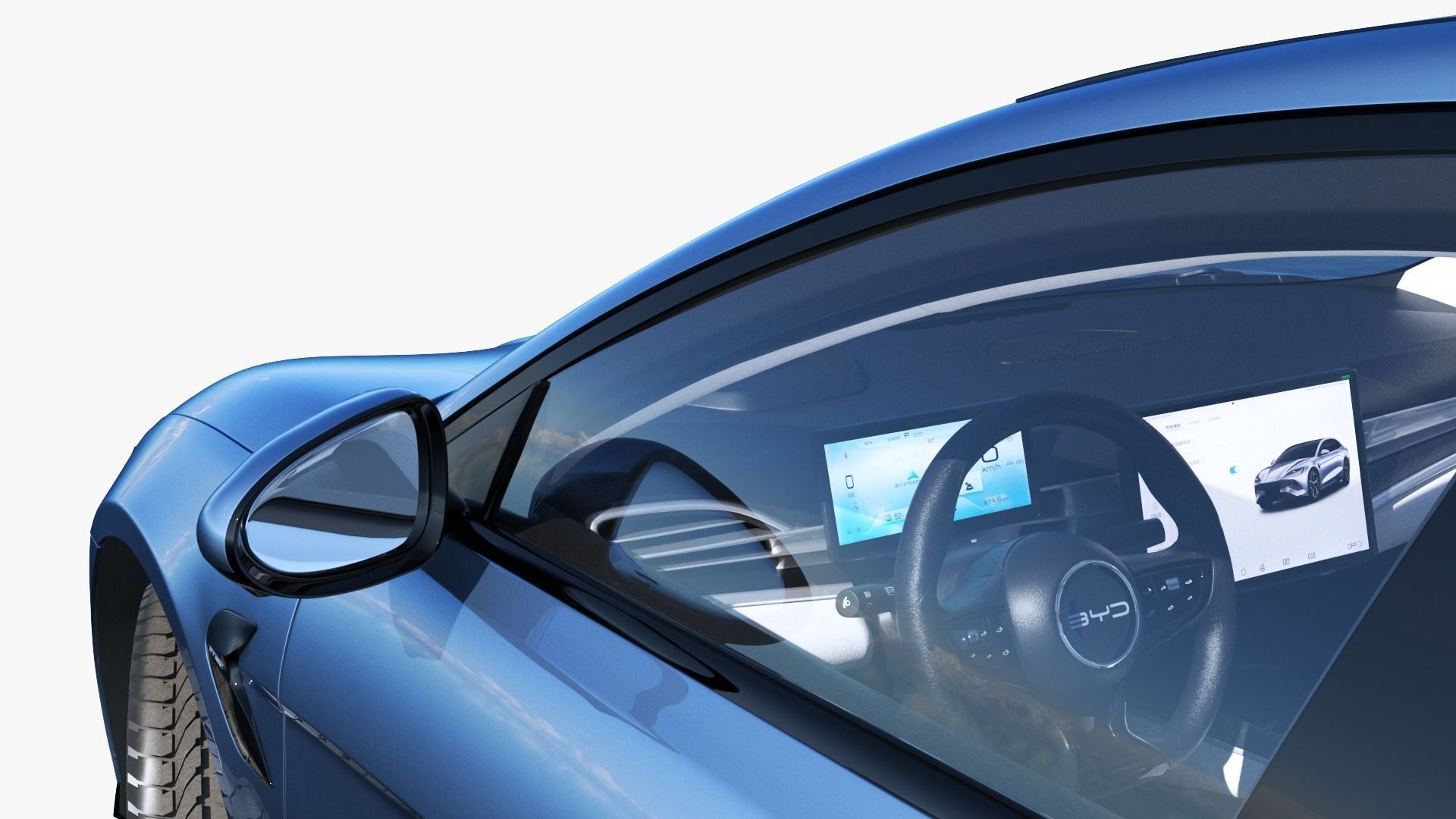 2024 BYD Seal EV Champion Edition With interior 3D model_10