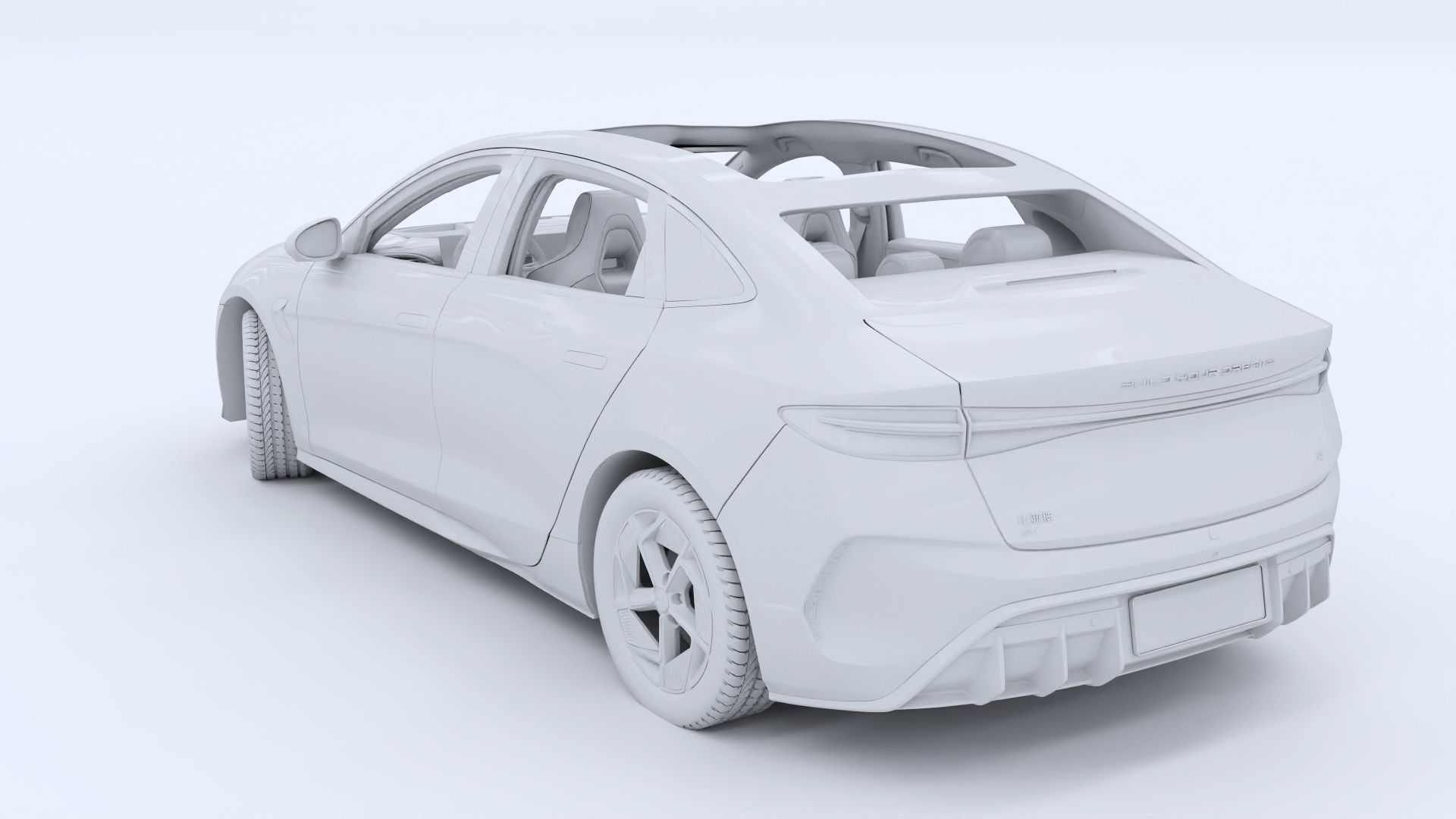 2024 BYD Seal EV Champion Edition With interior 3D model_28